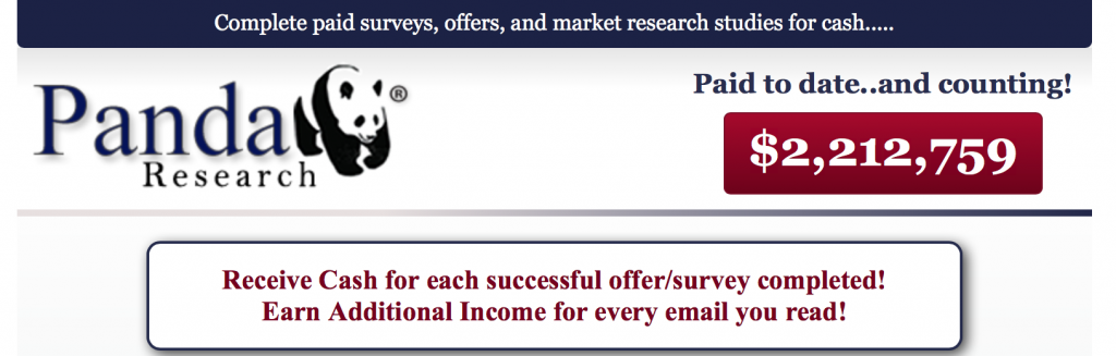 panda research homepage screen capture